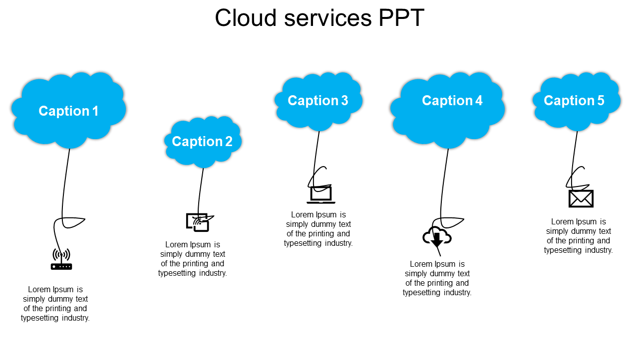 Explore Cloud Services PowerPoint Template